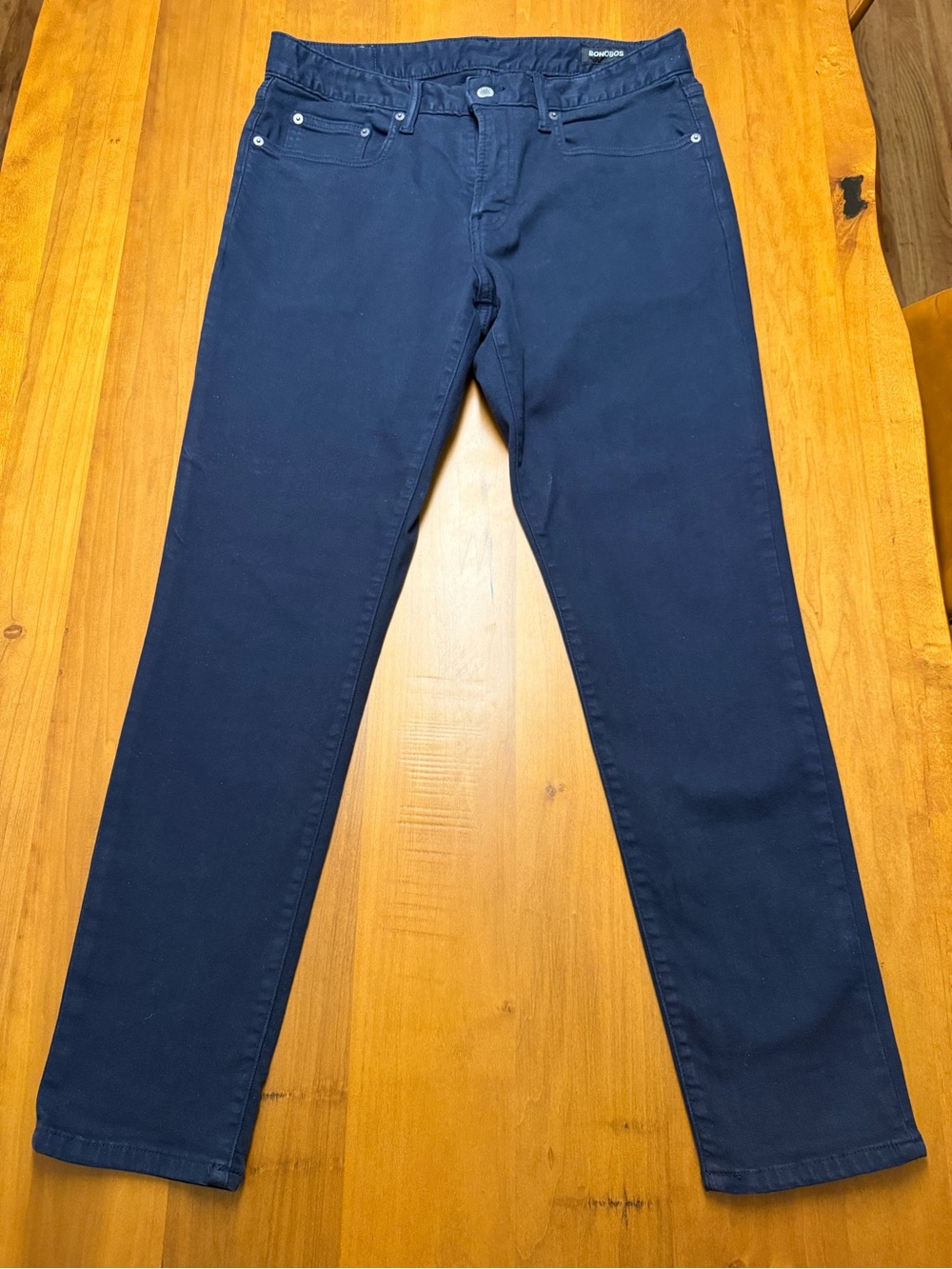 Bonobos Travel Jeans Slim Taper 33x30 – Anchorage Navy – Excellent Condition